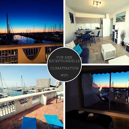 Classe 3 Etoiles - Magnifique Vue Sur Le Port - Wifi Et Clim La Grande Motte Exteriér fotografie